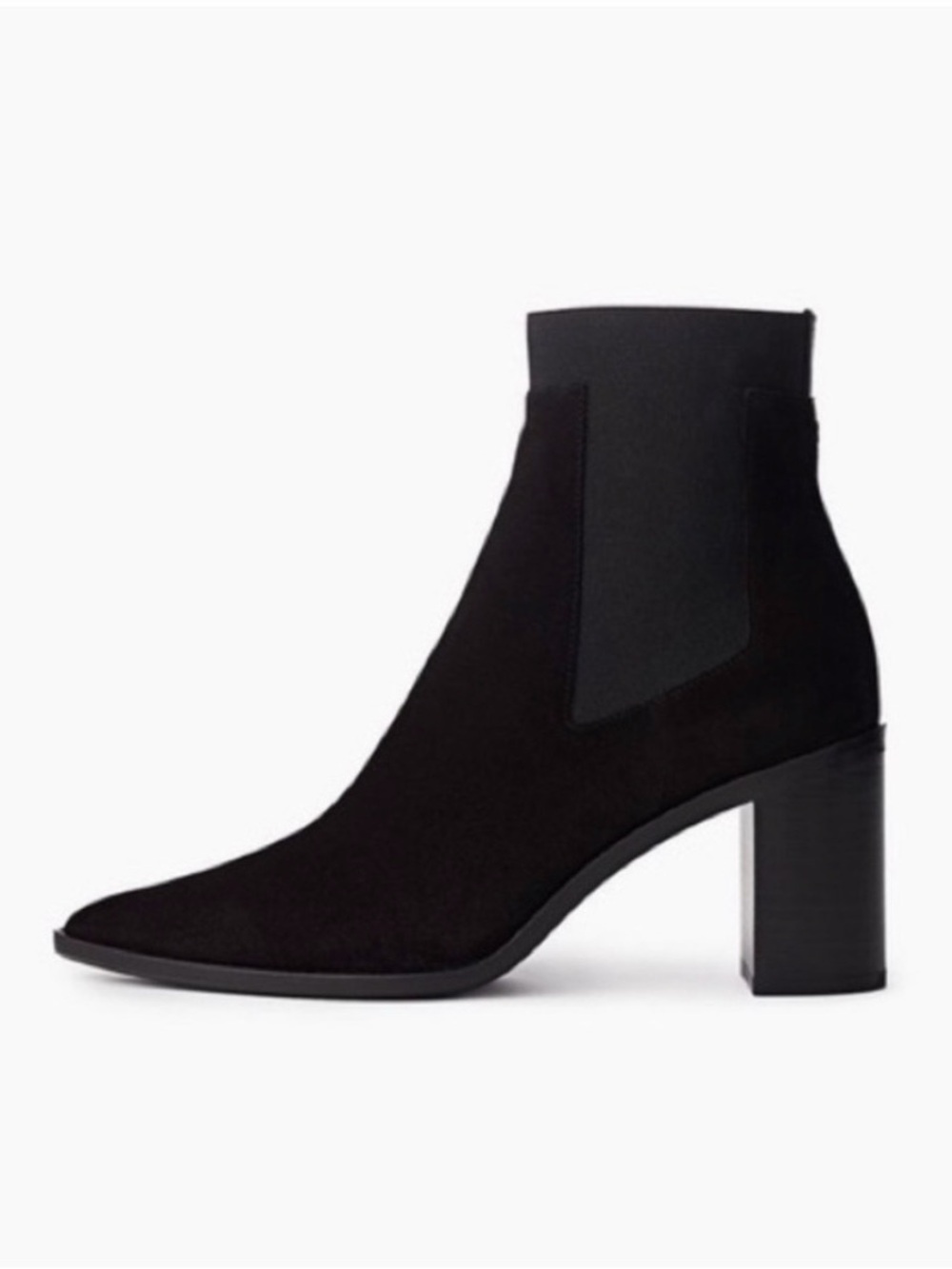 Rag & Bone Brynn Chelsea Black Suede Boots